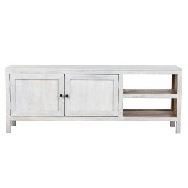 Mueble de TV Home ESPRIT Blanco 160 x 40 x 60 cm Mueble de TV Home ESPRIT Blanco 160 x 40 x 60 cm