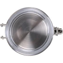Quttin Tarro Hermético Ss Redondo de 10 cm de Diámetro y 10.5 cm de Altura (12 Unidades)