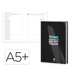 Antartik Agenda My Year A5+ 2026 Día Página Negro Papel 80g FSC Precio: 30.2258. SKU: B16WCR2ZFB