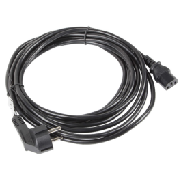 Lanberg Cable de Alimentación Schuko a CEE 7/7 IEC 320 C13, 10m, 220V 10A, Negro, Conector en Ángulo, Certificado VDE Precio: 14.88999985. SKU: S5611081