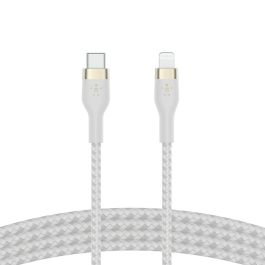 Cable USB-C a Lightning Belkin CAA011BT2MWH 2 m Blanco Precio: 41.50000041. SKU: B17WV9FDJG