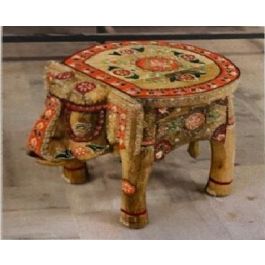 Mesita Auxiliar Indio DKD Home Decor Multicolor 41.5 x 49 x 48 cm Set de 2