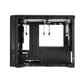 Fractal Design Node 804 Carcasa Negra Mini-Tower Micro ATX/Mini-ITX, compatible AIO, 3 ventiladores 120mm, 8 HDD/2 SSD
