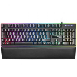 Mars Gaming Teclado Gaming MK320ES SemiMecánico H-Mechanical RED RGB con Reposamuñecas Ergonómico y 13 Modos de Iluminación Precio: 22.79000031. SKU: S0226787