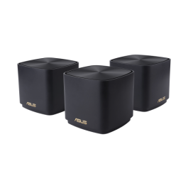 ASUS ZenWiFi XD4 Plus (B-3-PK) Sistema Wi-Fi Malla Doble Banda Wi-Fi 6 (802.11ax) Negro (3 Unidades)
