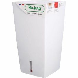 RIVIERA Eva Nueva maceta cuadrada de plástico - 28 x 28 x H 52 cm - 31 L - Blanco Precio: 62.50000053. SKU: B1893S5KDT