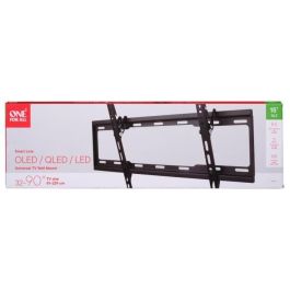 ONE FOR ALL WM2621 - Soporte de pared con ajuste de inclinación de 15 ° para TV de 32 a 84 (81 a 213 cm) - Negro