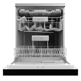 Cecotec Lavavajillas Bolero Aguazero 6200 Inox D, 14 cubiertos, 6 programas, acero