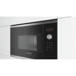 Microondas de encastre simple BOSCH SER4 BFL523MS1F Acero inoxidable 20 L 38,2 x 59,4 x 31,7 cm Microondas de encastre simple BOSCH SER4 BFL523MS1F Acero inoxidable 20 L 38,2 x 59,4 x 31,7 cm