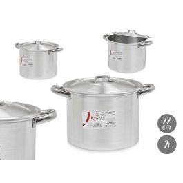 Olla de Aluminio Kinvara 22 cm 6 L - Plata, Apta Gas/Horno/Lavavajillas (6 Unidades) Precio: 67.50000004. SKU: B18JWLQQ2B