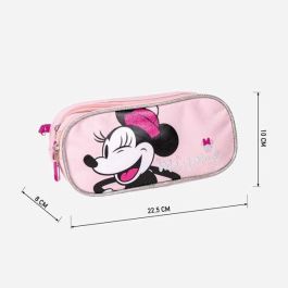 Estuche portatodo 2 compartimentos minnie