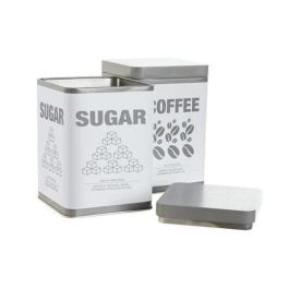 Bote de metal para café Quttin, 10.5x15 cm (12 Unidades) Bote de metal para café Quttin, 10.5x15 cm (12 Unidades)