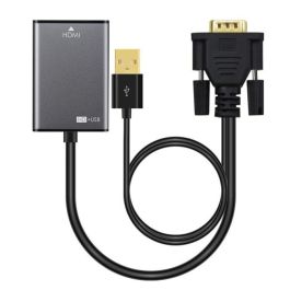 MicroConnect Adaptador Activo VGA Macho a HDMI Hembra con Alimentación USB para Monitor/Proyector, Soporta Múltiples Pantallas Precio: 24.99000053. SKU: B1G62KAHGN