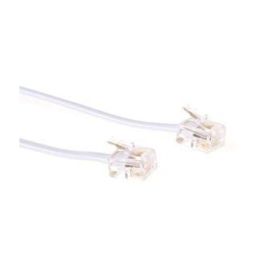 MicroConnect MPK182W Cable Modular de Teléfono RJ11/RJ11 2m con Conexión 6P/4C Fiable y de Alta Calidad para Módem Precio: 2.50000036. SKU: B1824EENZC