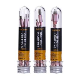 Garbot Garbot Grab&Go 1m Braided Micro-USB Cable, Pink Garbot Garbot Grab&Go 1m Braided Micro-USB Cable, Pink