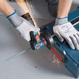 Bosch Professional GWS 12V-76 Amoladora Angular Inalámbrica 12V, Motor EC Sin Escobillas, Diseño Compacto y Ergonómico para Cortes Rápidos