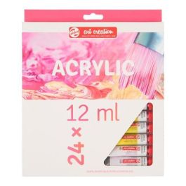 Talens Art Creation Set Pintura Acrílica Tubos 12 mL x 24 Unidades Colores Surtidos Estuche Calidad Fiable Secado Rápido Precio: 14.69000016. SKU: S8418275