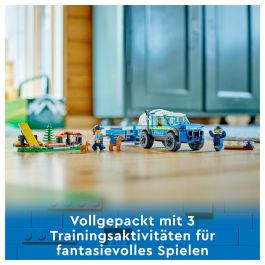 LEGO City Entrenamiento Móvil para Perros Policía, Juego Construcción 197 Piezas, Edad 5+