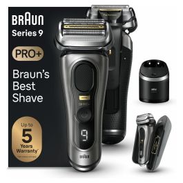 Braun Series 9 Pro+ 9575cc Afeitadora Eléctrica de Láminas Wet & Dry con Tecnología Sonic y Base de Limpieza