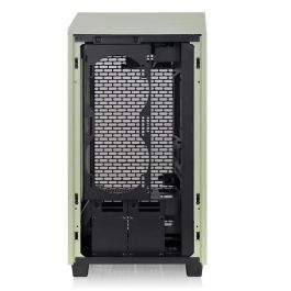 Thermaltake Tower 200 Mini Torre PC Verde con Soporte para Discos Duros 2.5/3.5 pulgadas y Ventiladores 120/140 mm