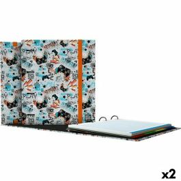 Carpeta de anillas Grafoplas Carpebook Play Gris A4 (2 Unidades) Precio: 29.94999986. SKU: S8424569