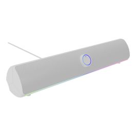 GENESIS NCS-2305 Altavoz Soundbar 2.0 Canales 10W RMS Blanco, Inalámbrico y Alámbrico, Bluetooth 5.2, Iluminación LED RGB GENESIS NCS-2305 Altavoz Soundbar 2.0 Canales 10W RMS Blanco, Inalámbrico y Alámbrico, Bluetooth 5.2, Iluminación LED RGB