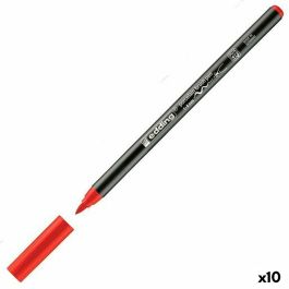 Rotuladores Edding 4200 Pincel Rojo (10 Unidades) Rotuladores Edding 4200 Pincel Rojo (10 Unidades)