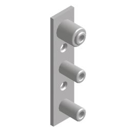 MAFOS Base 3 Vías para Estante Texas, Fijación Regulable en Aluminio para Muro y Panel Precio: 1.9499997. SKU: B17ARP46DV