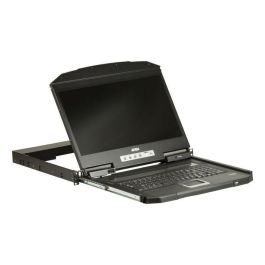 Aten CL3100 Consola LCD Ancha con Riel Único y Profundidad Ultracorta (USB, VGA), ES