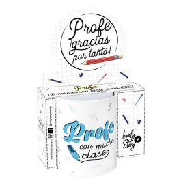 Taza - Profe Con Mucha Clase 330ml Precio: 10.99836276. SKU: B156NTEV3T