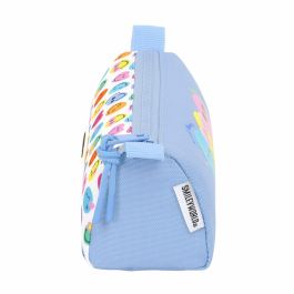 Portatodo Smiley Joyful Multicolor Azul claro 21 x 8 x 7 cm