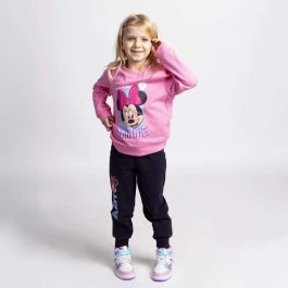 Cerdá Minnie Chándal Cotton Brushed Rosa para Niña 7 años Cerdá Minnie Chándal Cotton Brushed Rosa para Niña 7 años