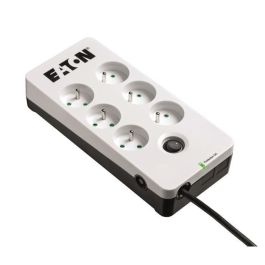 Eaton Supresor y Protector de Sobretensiones para 6 Tomas FR, Caja de Protección de 2.5 kVA, Entrada 230V CA Eaton Supresor y Protector de Sobretensiones para 6 Tomas FR, Caja de Protección de 2.5 kVA, Entrada 230V CA