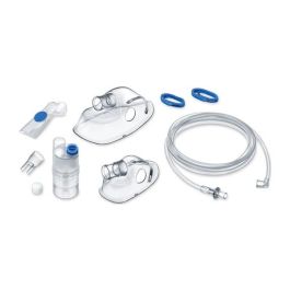 Beurer IH-21 Inhalador con Tecnología de Aire Comprimido, Ideal para Asma y Vías Respiratorias, Incluye Accesorios para Adultos y Niños