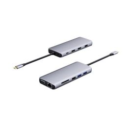 eSTUFF Hub Móvil USB-C Triple Pantalla 12 en 1 para PC y Tabletas con Puertos HDMI, VGA, PD 100W, Ethernet y USB 3.2 Precio: 93.68999992. SKU: B1AYFK3H8J