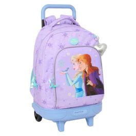Mochila Escolar con Ruedas Frozen Spirit Lila 33 x 45 x 22 cm Precio: 34.59000017. SKU: B1CZKDLA7D