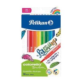 Rotulador Fibra Pelikan Colorella Brushpen Surtido Estuche De 10 (814577) Precio: 8.88999947. SKU: B16MP8VL7T