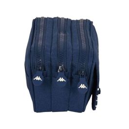 Portatodo Triple Kappa Navy Azul marino (21,5 x 10 x 8 cm) Portatodo Triple Kappa Navy Azul marino (21,5 x 10 x 8 cm)