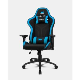 Drift DR110BL Silla Gaming Negra y Azul, Butaca para Jugar con Asiento Acolchado, Transpirable, Reposabrazos 4D y Cojines Lumbar y Cervical Precio: 171.49999977. SKU: S7822575