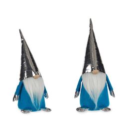 Gnomo Tela Azul Claro Con Gorro Plata 34Cm Krist+ (24 Unidades) Precio: 113.50000013. SKU: B18SFHYAN6