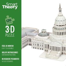 Puzzle 3D capitolio 126 piezas. 52,5x23,5x20,5 cm