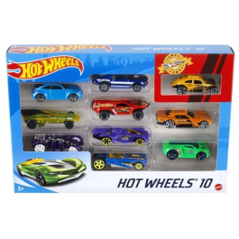 Mattel Coche Hot Wheels Pack 10 Unidades - Modelos Surtidos Precio: 23.59000028. SKU: S2402287