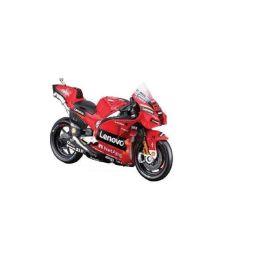 Moto metal gp ducati lenovo 2022 63 francesco bagnaia escala 1:18