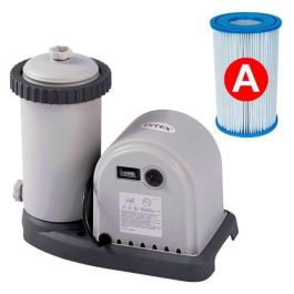 Intex Piscina Prism Frame Oval 610x305x122cm con Bomba