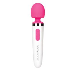 Vibrador Aqua Mini Blanco y Rosa Bodywand BW122 Rosa