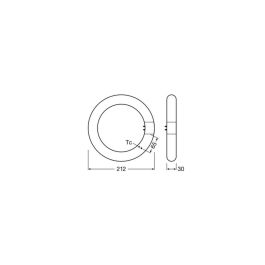 [LVE-4058075604612] Tubo LED T9 Ledvance/Osram G10q 12W 1320Lm 4000K 120º IP20 - Blanco Natural