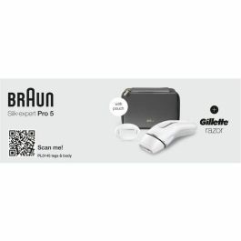 Braun Depiladora de Luz Pulsada IPL PL5145 Blanco, Verde y Negro