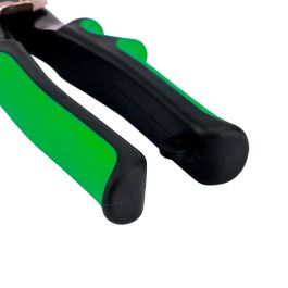 Workpro Tijeras para Chapa, Corte a la Derecha 250 mm, Bordes Serrados, Mango Ergonómico para Vinilo, Plástico, Goma