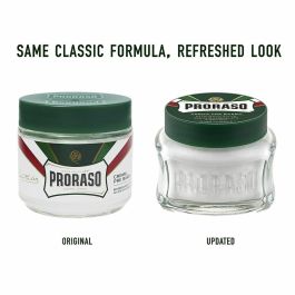 Proraso Classic Crema Preafeitado con Aceite de Eucalipto y Mentol para Hombre 100 ml - suaviza, tonifica y protege la piel