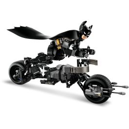 LEGO 76273 DC Batman: Minifigura de Batman y motocicleta Bat-Pod para construir